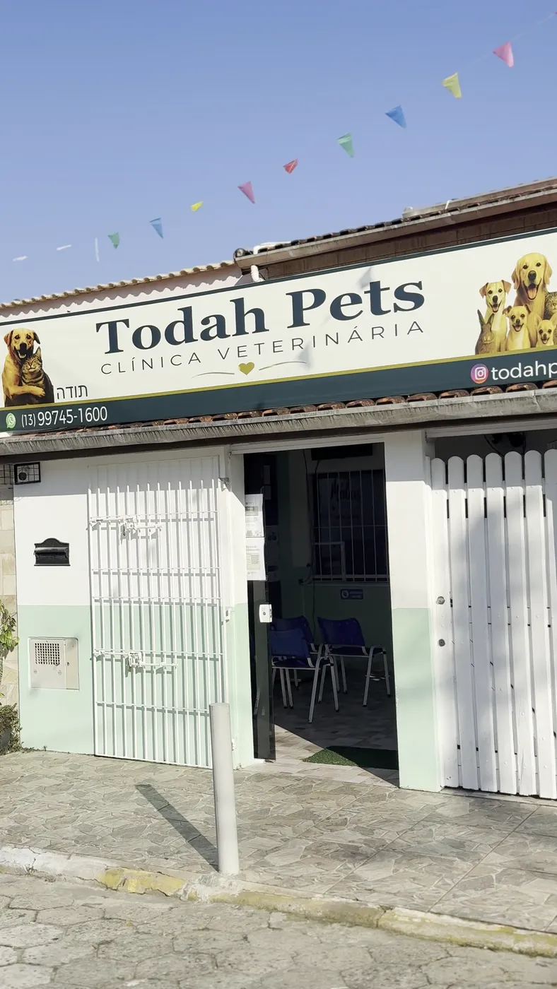 Fachada da Todah Pets, Rua Benedito Rosendo, 59, Cidade Anchieta